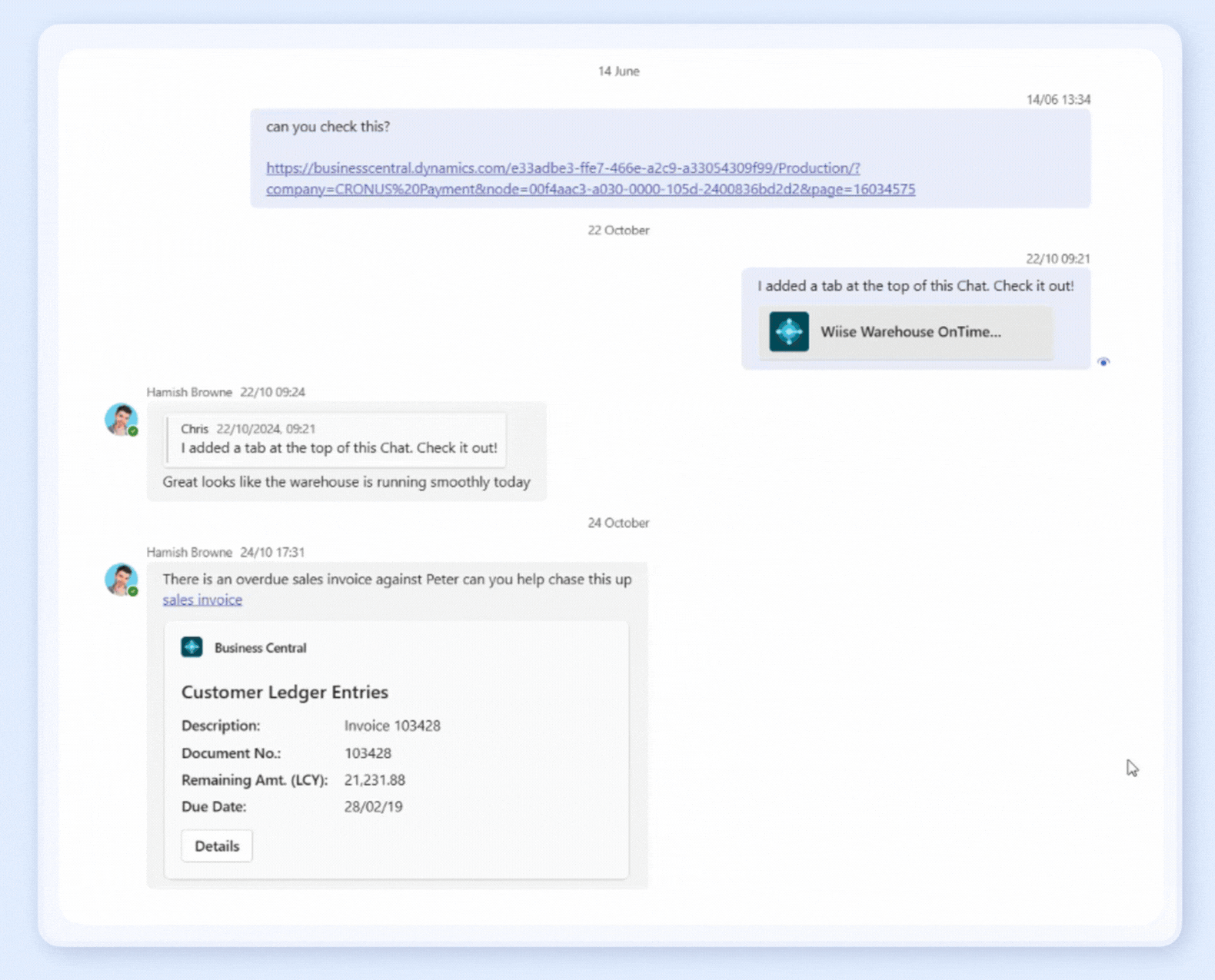 Outlook and Teams integration animated