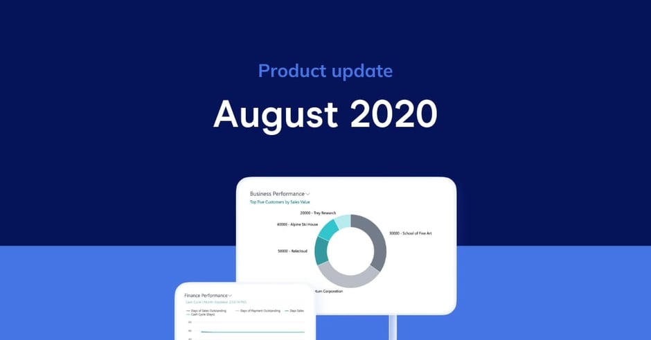 August 2020 product update