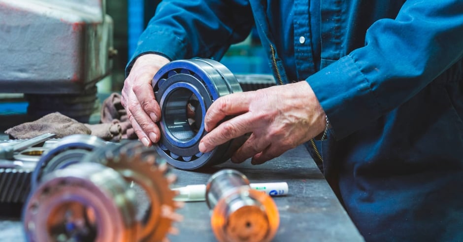 Hands with manufacturing tools
