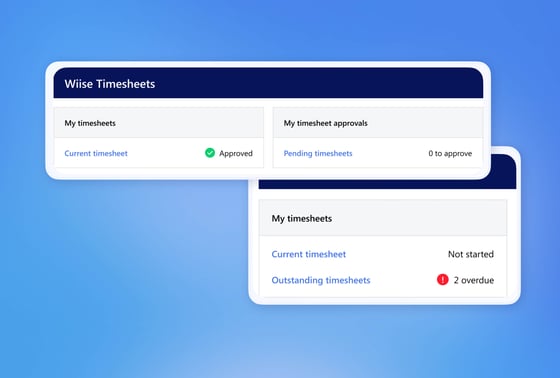 Wiise timesheets