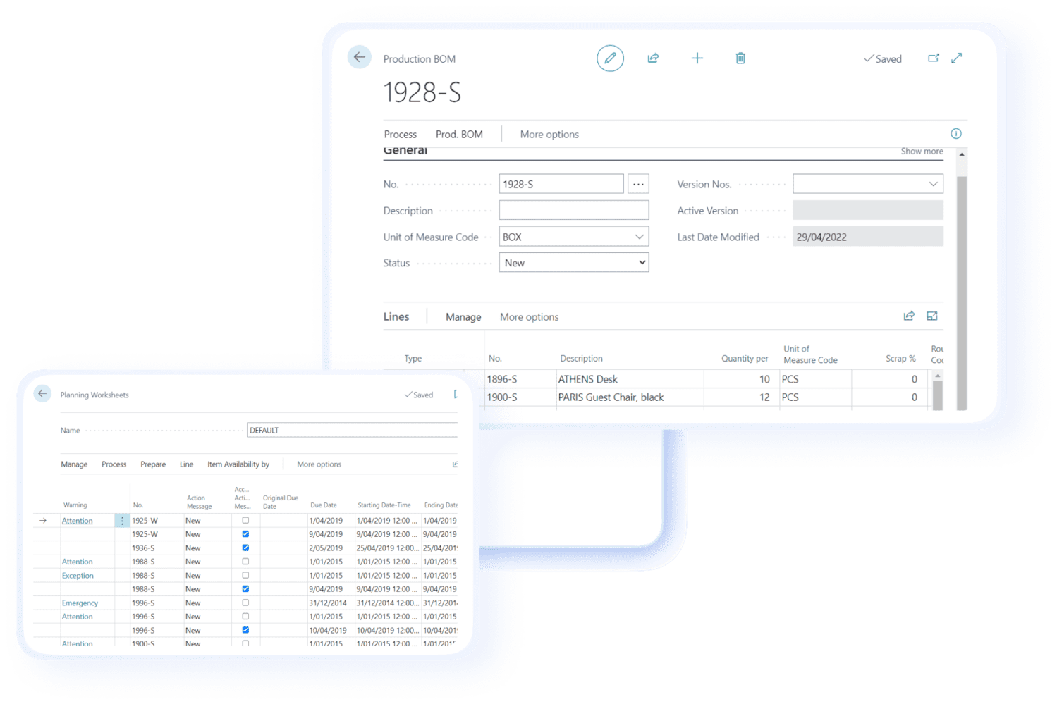 Wiise product production and planning