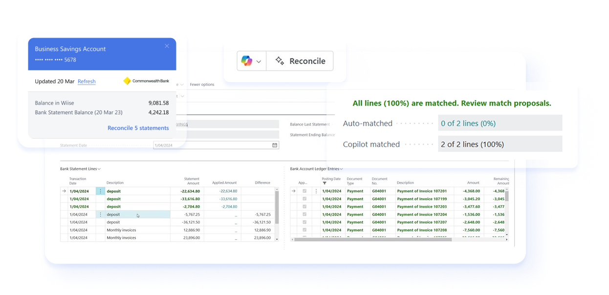 Bank reconciliation