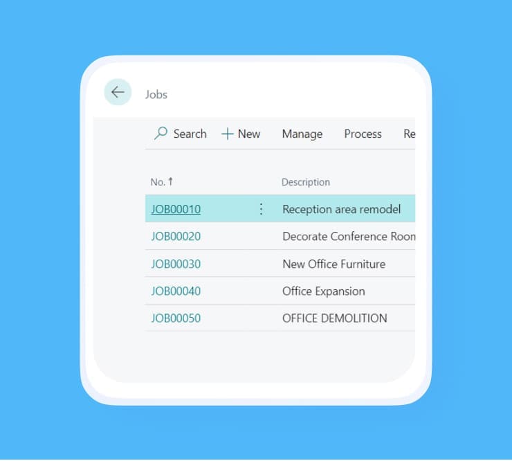 Wiise product showing job listing