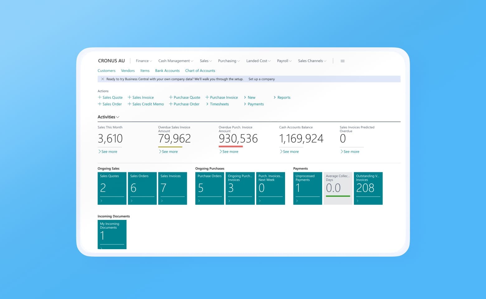 Wiise product dashboard
