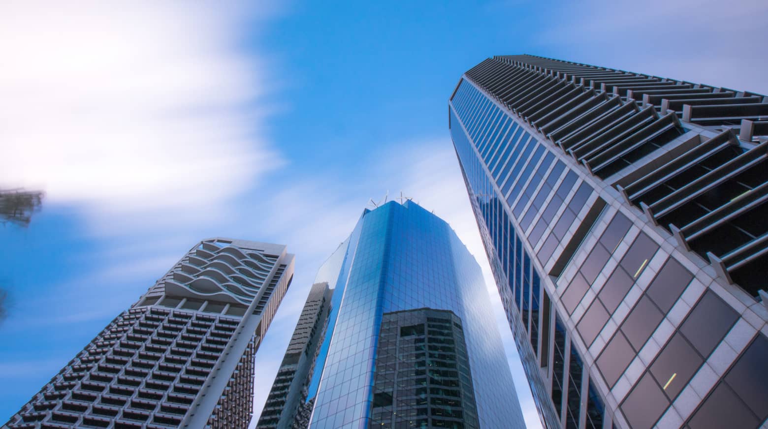 Buildings and blue sky