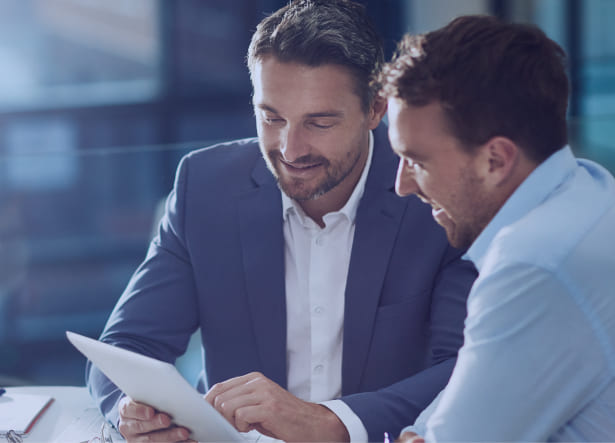 Two men in business suits